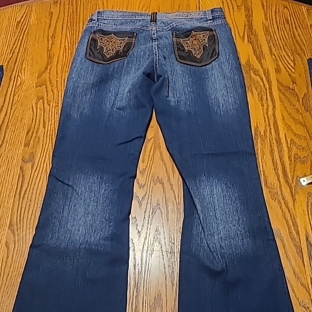 Elite Black Pocket Boot Cut Jeans - Ladies 9/10 - Picture 10 of 11